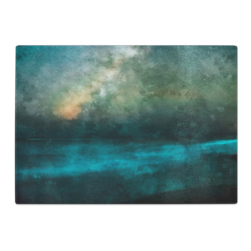 Tempered Glass Stars Above Hawaii Chopping Board, 28.5 cm x 39 cm