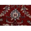 Tapis indien à motif floral All-Over Agra fabriqué à la main 12 x 18