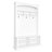 47.2'' Wide Hall Tree With Bench And Shoe Storage, Multi-Functional Storage Bench With 3 Hanging Hooks & Open Storage Space, Rectangle Storage & Shelves Coat Rack For Hallway-460286095