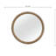 Miroir rond English Oak