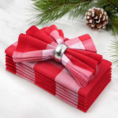 Vibrant Multi Stripe Cotton Cloth Napkins 