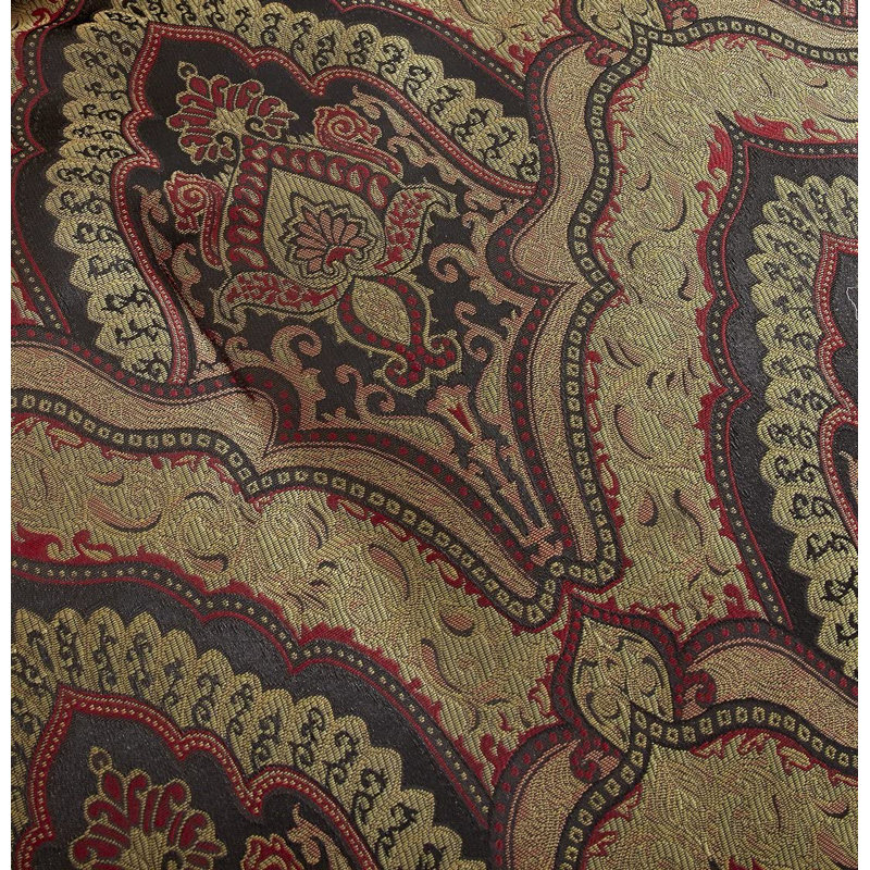 Room Darkening Curtain Pair, Burgundy