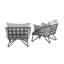 Biarritz Steel Outdoor Lounge Chair