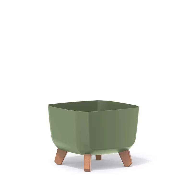 Talonda Pot Planter, 22cm H x 30cm W x 30cm D, Earth Green