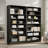 40 Pair Shoe Cabinet With Adjustable Shelves-1961297384