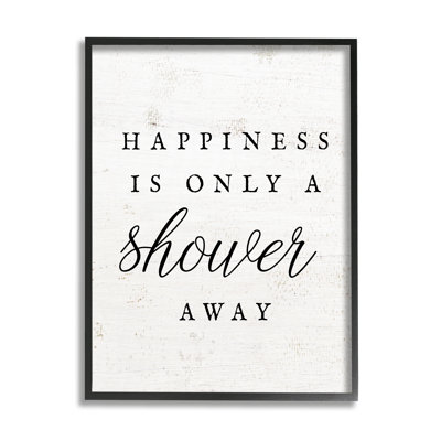 " Happiness Only A Shower Away " by Lil' Rue