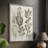 Sepia Botanical Journal VIII Framed Print - Solid Wood-774634181
