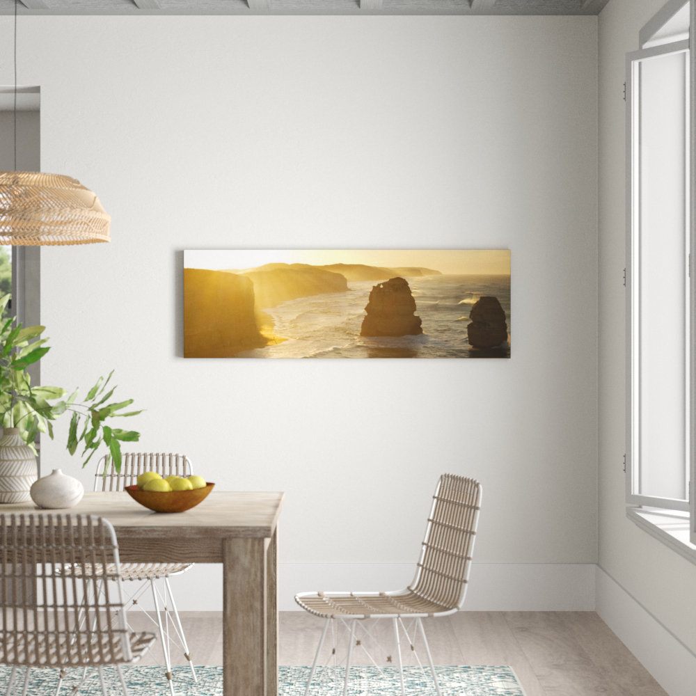 Apostle Gold by Andrew Brown Photographic Print Wrapped on Canvas