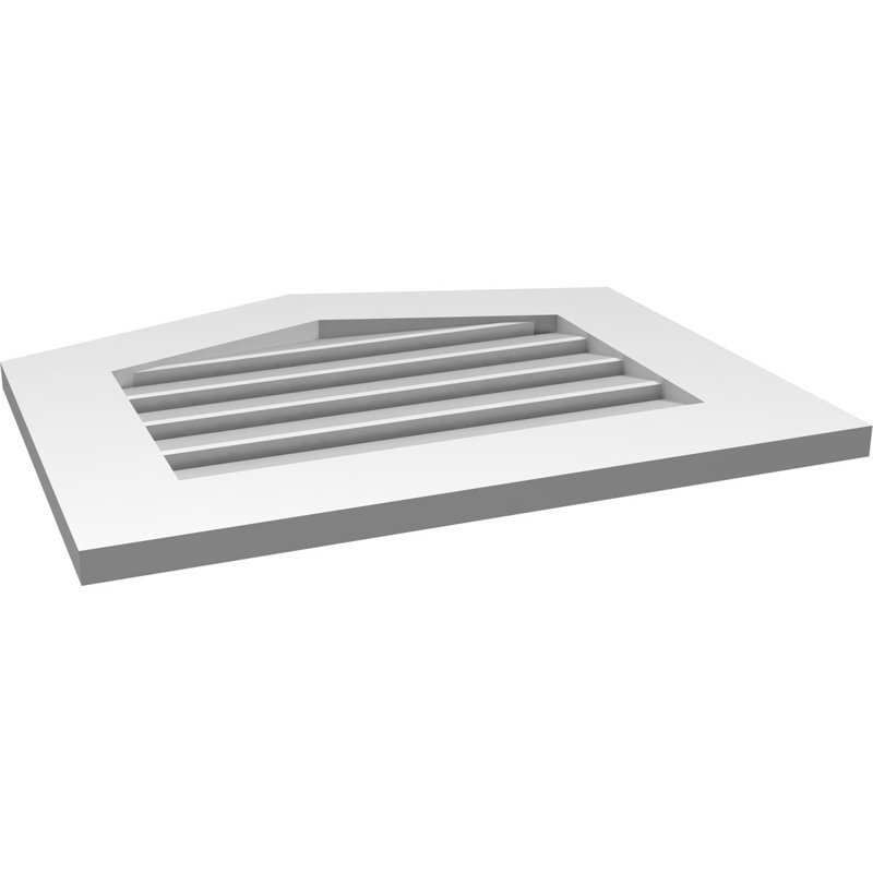 Ventilé à pignon en uréthane fonctionnel à hauteur de crête fonctionnelle 4/12, brun clair apprêté
