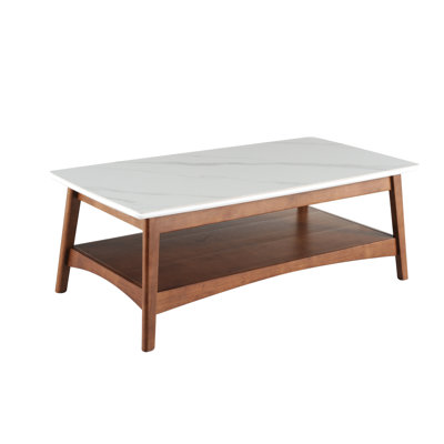 Table basse Barther avec rangement, table centrale, table basse