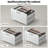 Ashantey 60" L-Shaped Executive Electric Standing Desk with Fluted Roman Legs, Privacy Modesty Panel and Wire-125361230