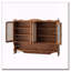 Armoire murale rétro avec support ouvert