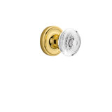 Classic Rosette with Crystal Egg & Dart Knob