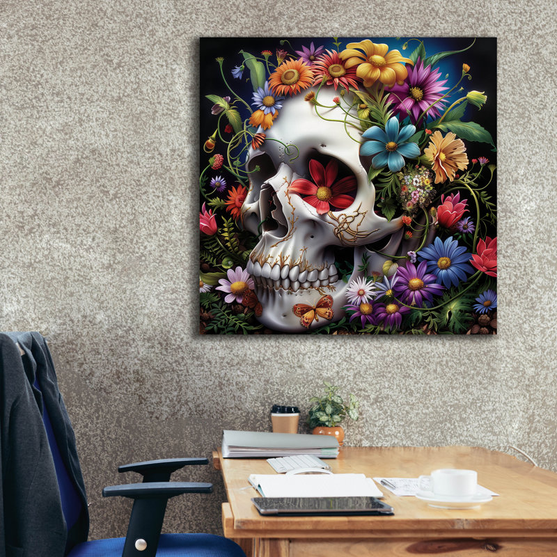 Art mural sur toile Trinx «Bloom Of The lorsqu'il est parti» par r3darch0n, H 37 po x l 37 po x P 1,5 po