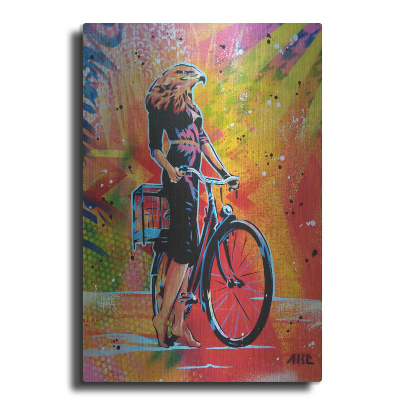 «Cycle Soaring» par AbcArtAttack, H 16 po x l 12 po