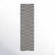 Ilona Striped Handmade Flatweave Cotton Ivory/Black Area Rug