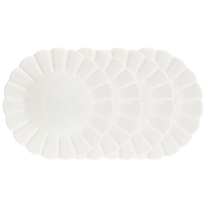 Canvas Home Lafayette Dinner Plate, White