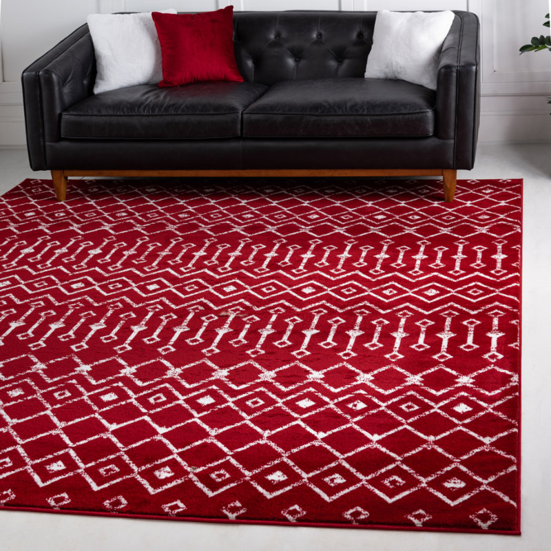 Moroccan Area Rug, Square 244cm