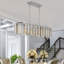 Luminaire de lustre de plafond moderne en cristal ovale de luxe (sans ampoules)