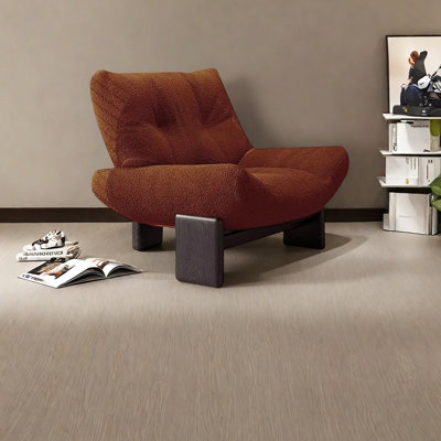 Fauteuil décontracté en molleton léger de luxe léger