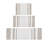 Wheat-Hued Reversible Bath Rug 17x24"