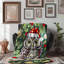 Evergreen Eyed Owl - 1 Piece Premium Sherpa Blanket-355799930