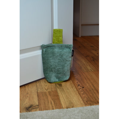 Alston Chenille Fabric Wedge Floor Stop