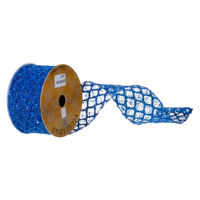 Ruban filaire à paillettes Vickerman, Or, H 0,13 po x l 2,5 po x P 360 po