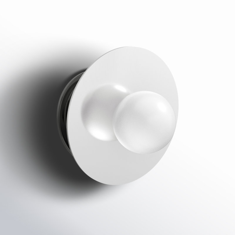 Nodes 1 - Light Flush Mounted Sconce, Polished Nickel