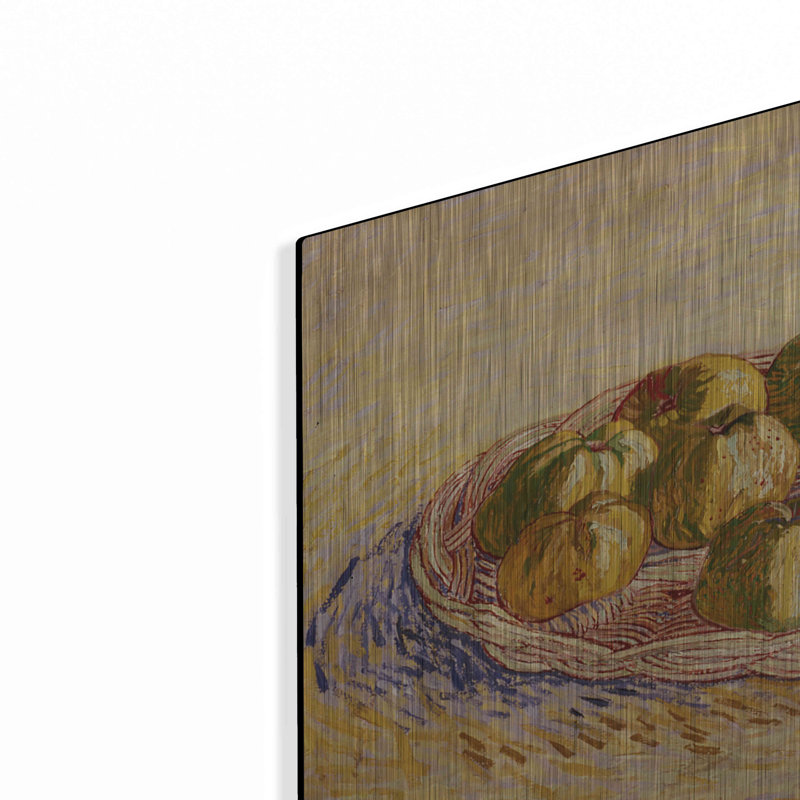 «Still Life, Basket Of Apples» par MASTERS, H 16 po x l 24 po