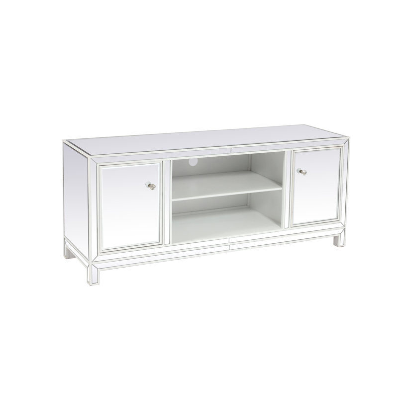 Theiss TV Stand for TVs up to 65", White