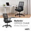 Chaise de bureau ergonomique Reon HON Ignition 2.0, inclinaison avancée, structure noire, noir-119729034-119729033-119729028