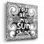 «Sunshine» par Hello Angel, art mural en verre acrylique-1749845036