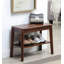 Banc de rangement pour chaussures en bois massif Minimalist