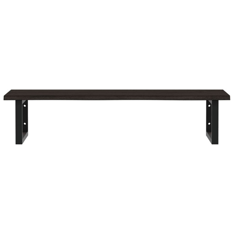 Armenuhi 100cm Solid Wood Bathroom Vanity Top, Black