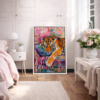 «Bright Bright BCBG», impression sur toile encadrée, impression sur toile