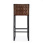 Butler Urban Brown Woven Leather Bar Stool-1428225833-1389649042