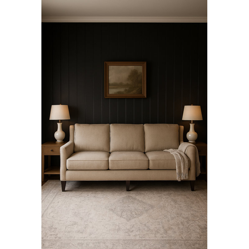 Savannah 84" Flared Arm Sofa, Antic Cinder