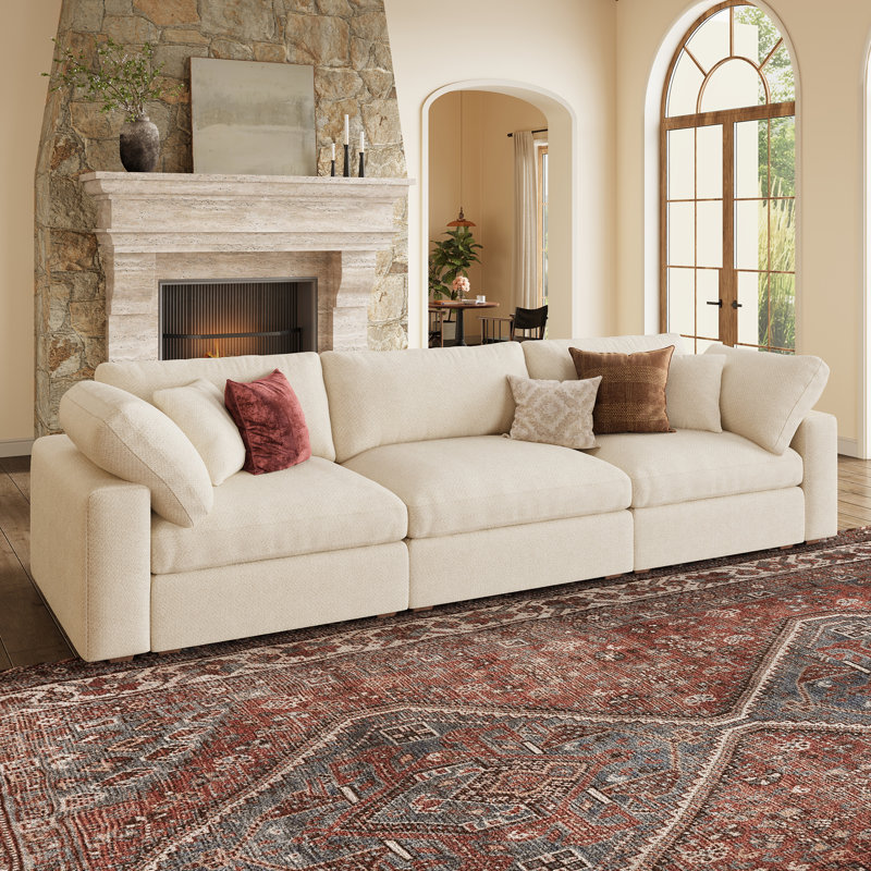Canapé Abramson, Chenille beige