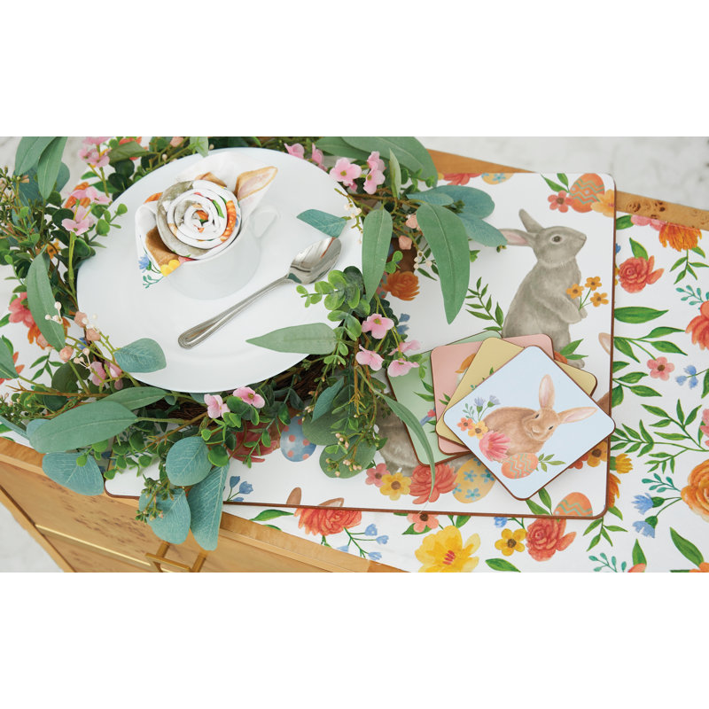 Sous-verre floral