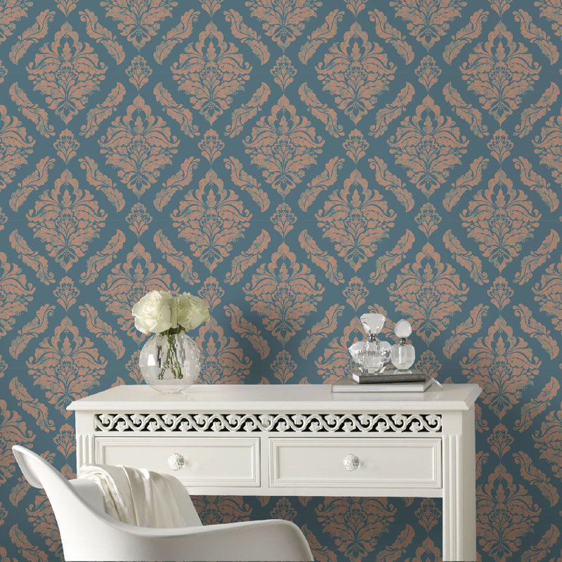 Boutique Damaris Wallpaper, Turquoise