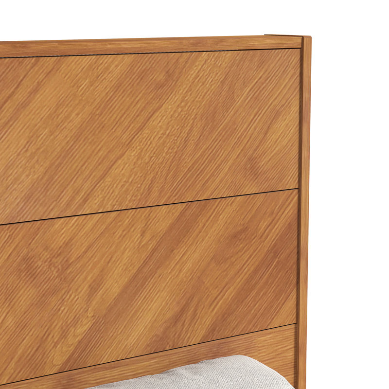 Aleshire Platform Bed, Amber Walnut, Full
