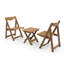 Ensemble bistro de patio avec 2 chaises et table rectangulaire Hips