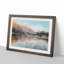 Mountain Reflection in Italy in Abstract - Picture Frame Graphic Art Print-55731012-55731022