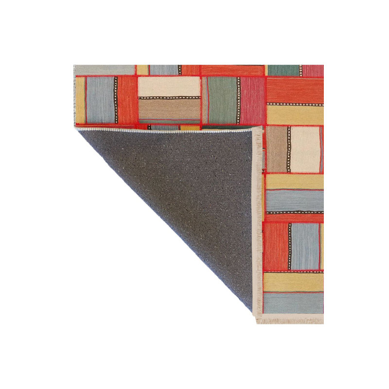Tapis décoratif multicolore à motifs tissés Northern Collection, Sous-tapis rectangulaire 4 pi 7 po x 6 pi 7 po inc