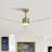 Karlena 52'' 3 - Blade Modern Large Dimmable Ceiling Fan With Led Lights and Remote Control