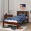 Lit simple plateforme en bois-1161221742