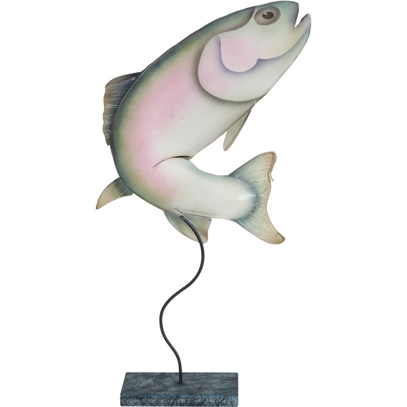 Lagese Handmade Rainbow Trout Animal Figurine