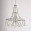 Lustre empire à 5 lumières avec accents perlés Gustave