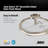 Doneshia Acrylic LED Semi Flush Mount-397143008